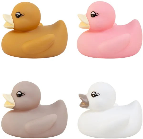 Badeleke 4 stk assortert i eske