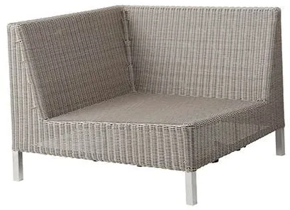 Cane-Line Connect hjørnemodul, Taupe