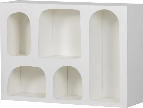 Caz, Vegghylle, hvit, H57x23x80 cm