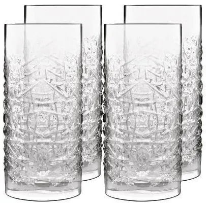 Luigi Bormioli Ølglass/longdrinkglass Mixology textures 48 cl 4 stk